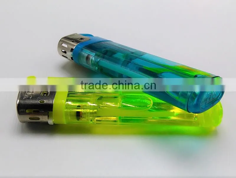 2016 hot sale butane gas color smoke lighter