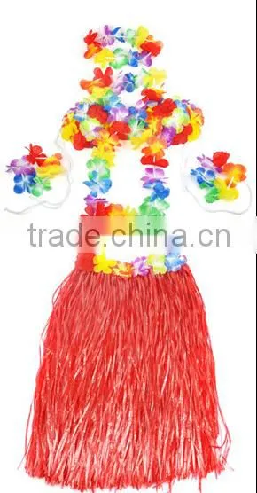 New Design Hawaiian Hula Skirt & Grass Skirt Material BWG-7026