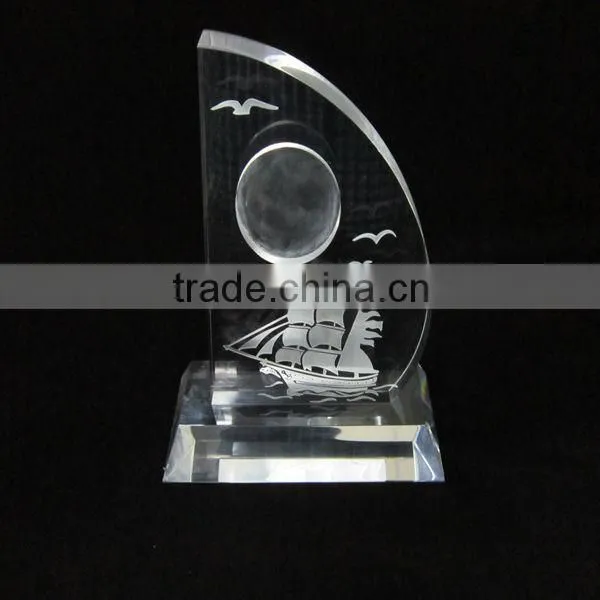 Customized acrylic imitation crystal acrylic medal trophy