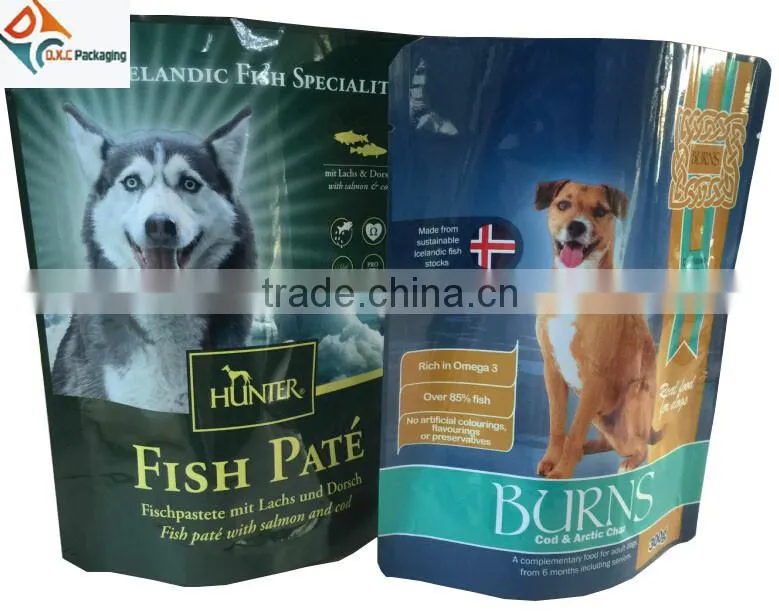 Standing Up Pouches Retort Wet Pet Food Bags