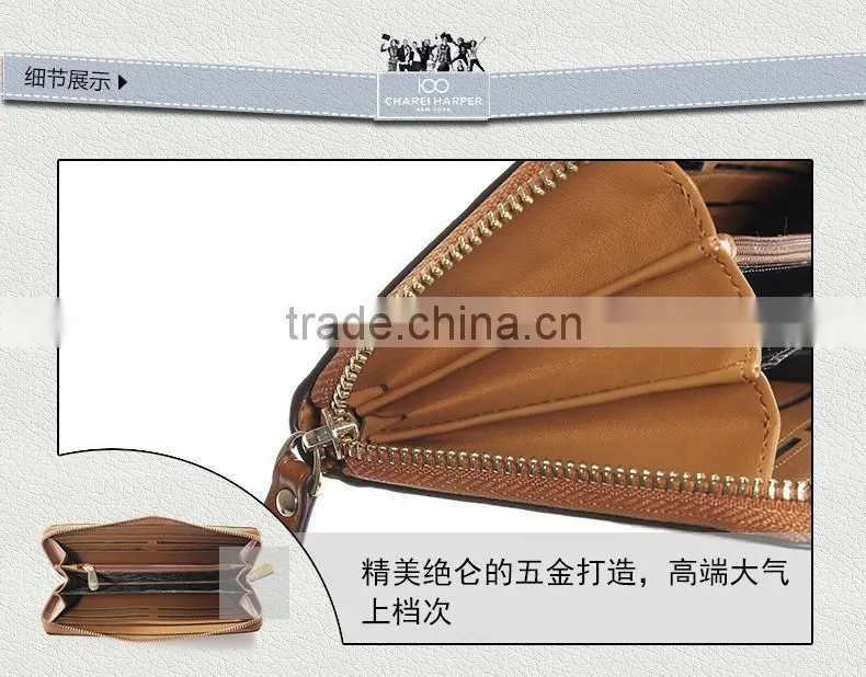 Unisex Men or Women Alligator Clutch 2016 fashion leather wallet in Guangzhou