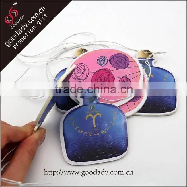 2016 Customized fashion christmas decoration perfume car vent clips air freshener