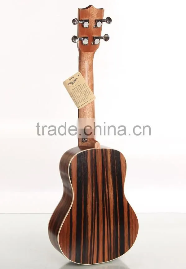 Wholesale ebony ukulele,concert wooden ukulele