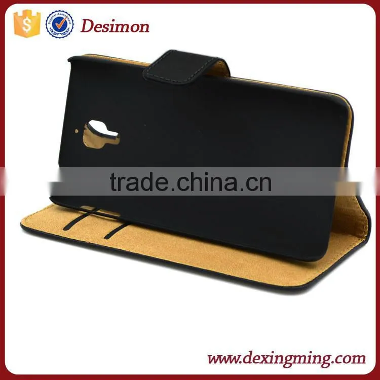 Desimon factory Wallet stand Genuine leather flip case for xiami 5