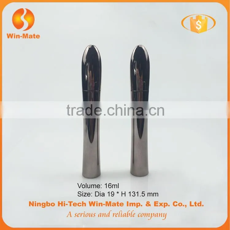 novelty design electroplate high quality plastic packaging mascara container
