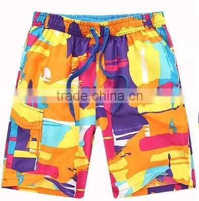 mens custom design printing board shorts