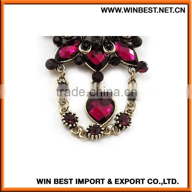 China wholesale bowknot brooch, brooches in bulk,rhinestone brooches