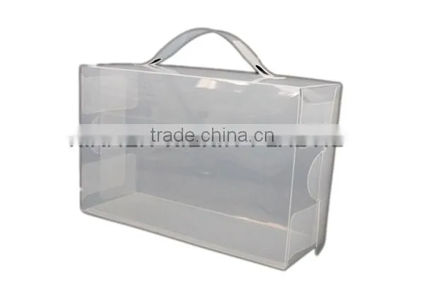 custom made recycable acrylic shoe packaging