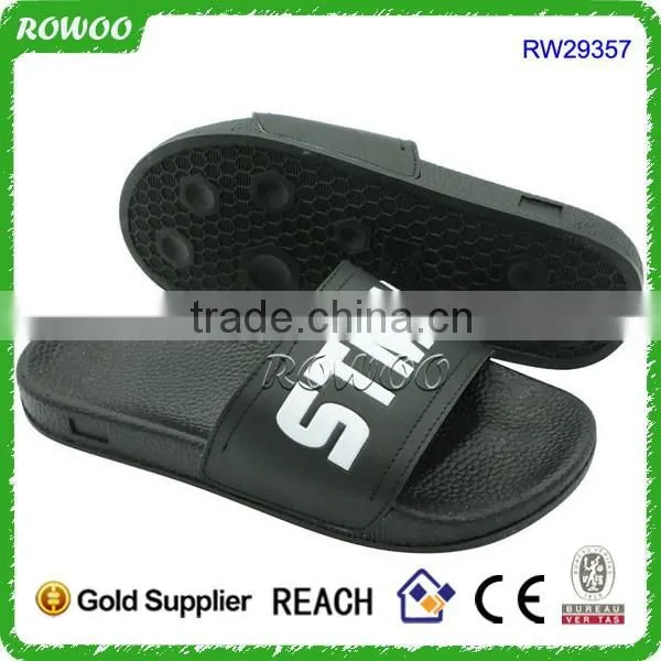 Black Men Beach Sandal PVC Man Slipper Shoe