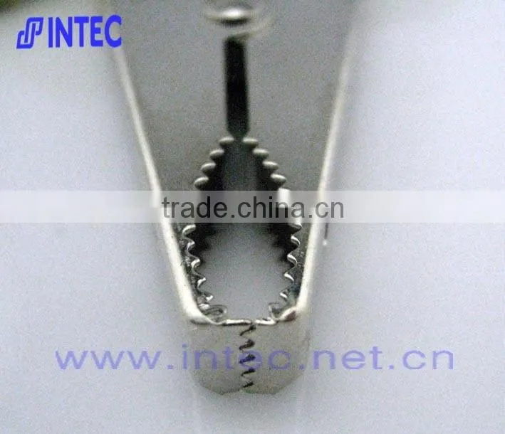 Jumper Wires Alligator Crocodile Roach Test Clip Plastic Handles Crocodile clips 75mm yellow color I00158