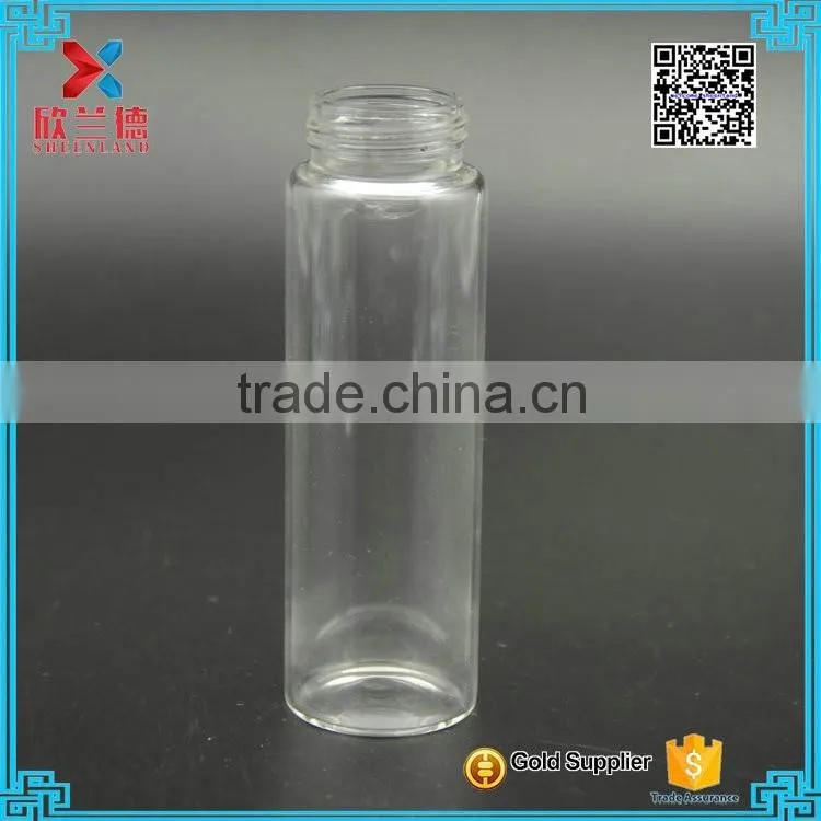 wholesale 100ml round glass tubular vial medicine bottles