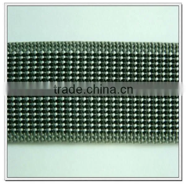 34mm striped polypropylene webbing strap for garments,pp webbing strap