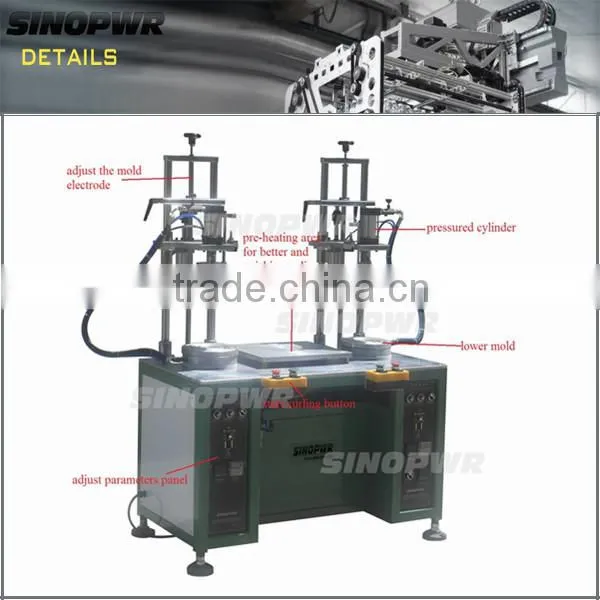 Transparent candy spicy box cylinder edge curling machine