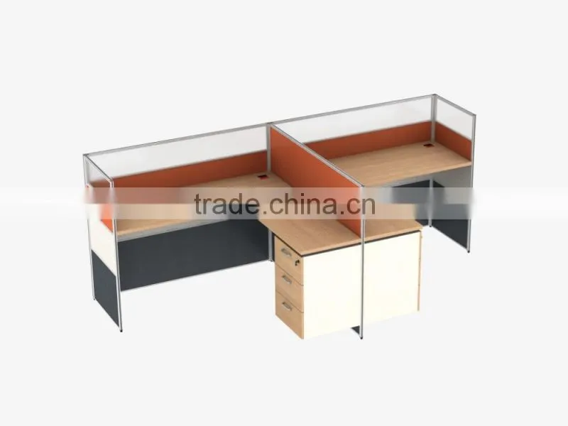 Customized workstation office partition standard size latest office table designs