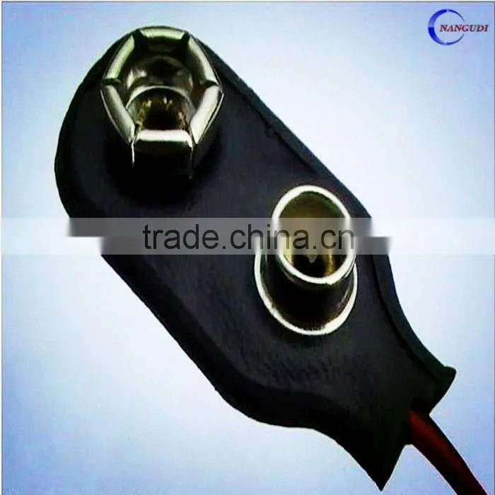 type I/T soft rubber 9V/12V/18V/27V plastic snap connectors