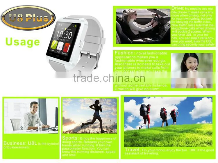 2015 New Arrival Android Wear Smart Watch, Android Bluetooth Watch With Music Player