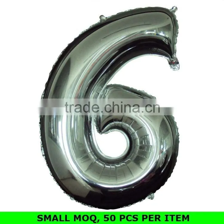 Wholesale 18" /32" /42" Helium Foil Number Party Balloon