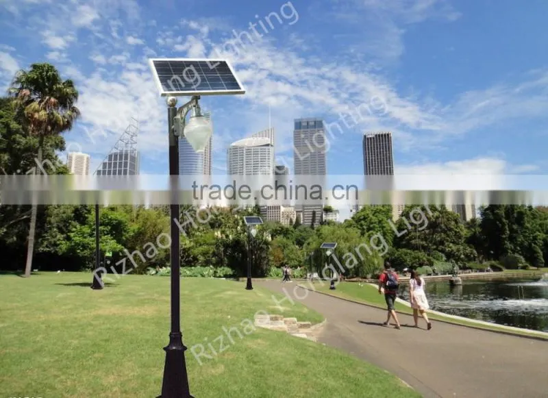 outdoor 10w peach ball led solar garden light