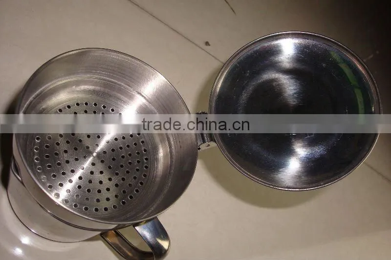 Stainless steel oil strainer/cup/container