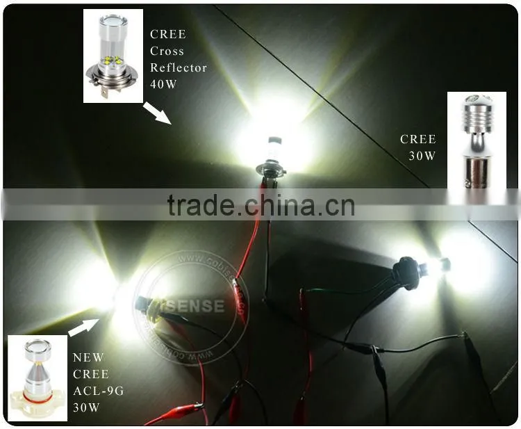 Car led lamps yellow led fog light 8.4w, 6500k power white led light for toyota innova parts