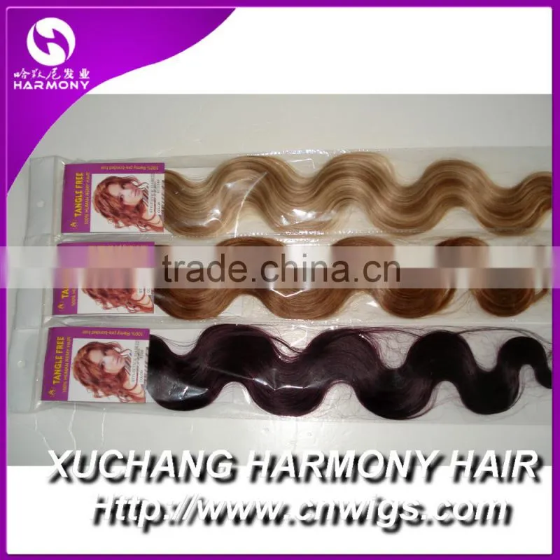 GREAT QUALITY european i tip human hair extension pre bonded