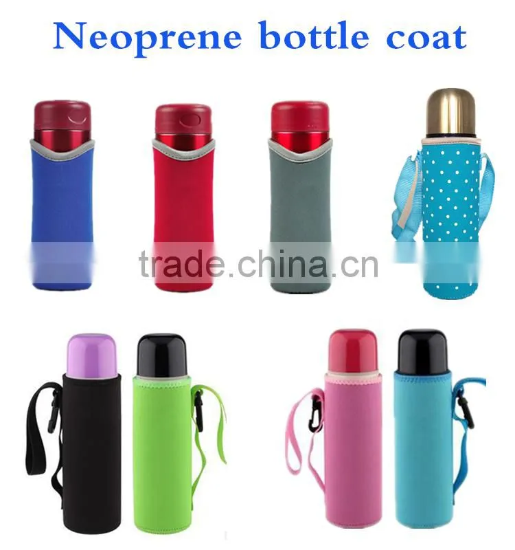 New design printed neoprene fabric bottle coat cup coat for sale