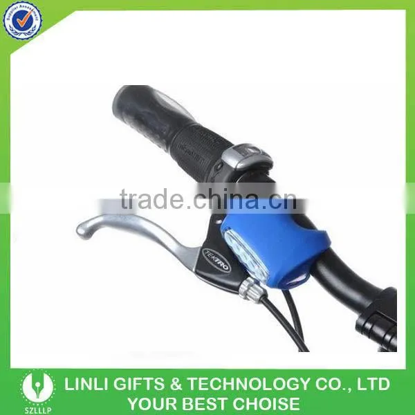 5 white 2 red LED bicycle light
