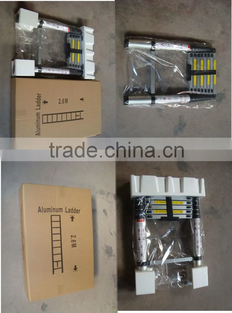 Goldgile 2016 EN131-6 Aluminum Double-sided telescopic ladder