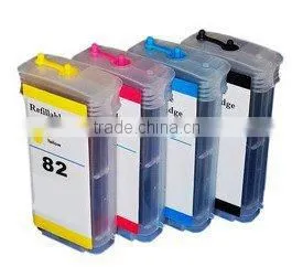 Refillable ink cartridge 82 for HP Designjet 500/500ps/800/800ps/815
