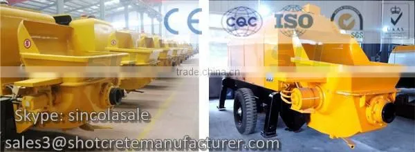 High Quality Small trailer mounted concrete pump supplier.