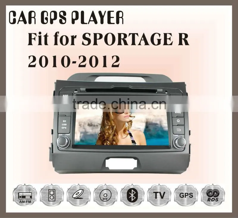 Fit for KIA SPORTAGE R 2010/2011/2012 car dvd player with gps bluetooth tv