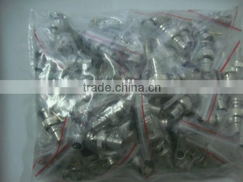 XinQi CCTV Camera bnc male crimp Connector