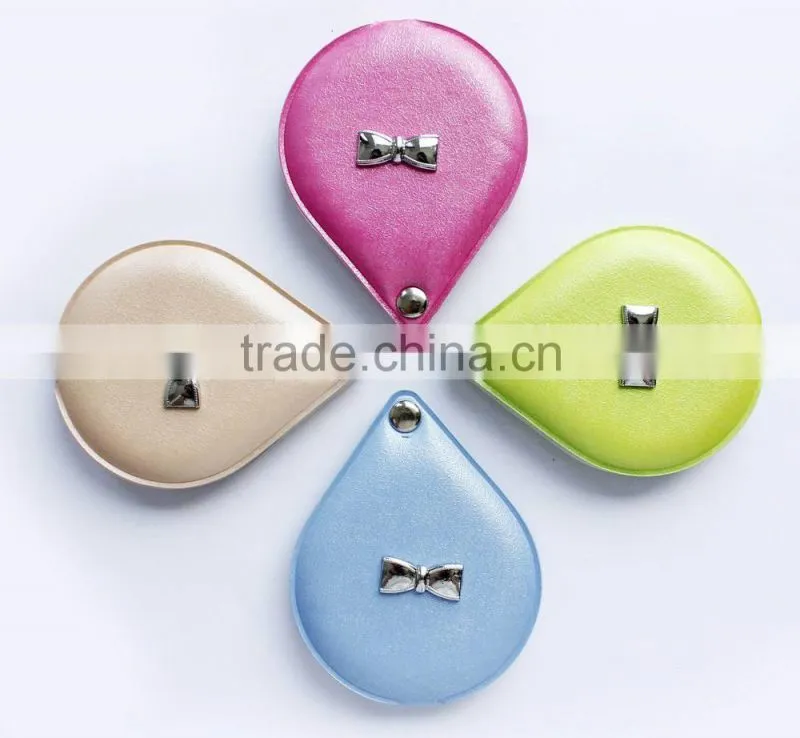 2015 new style water-drop shape makeup artist mirror with bow accessories,ME314-C