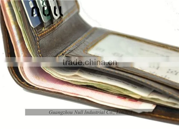 Men use card holder bifold crocodile skin wallet purse