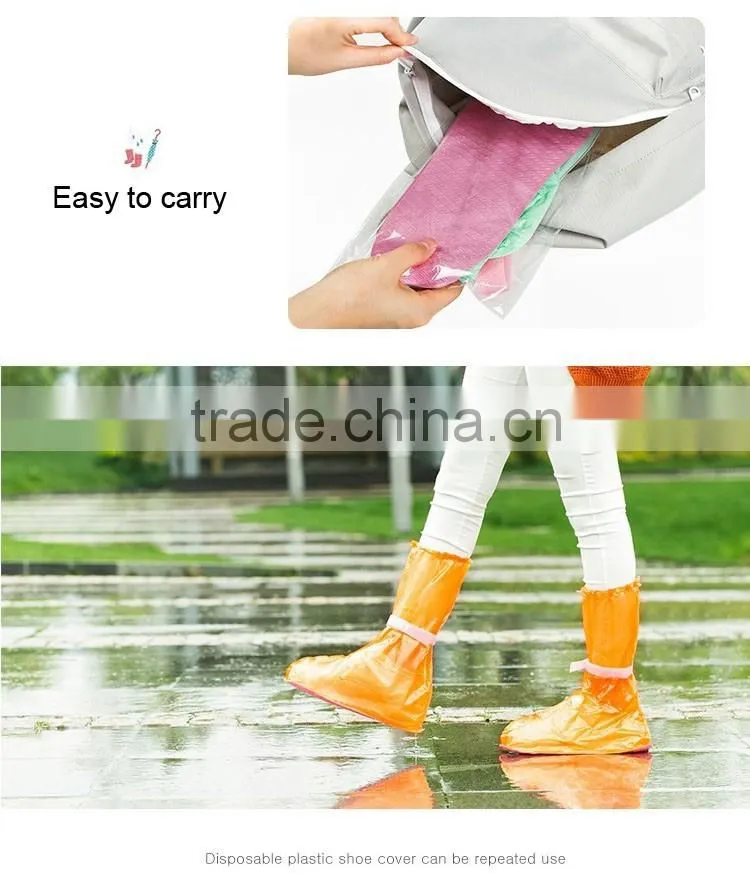 Disposable PVC waterproof and nonslip rain shoe cover