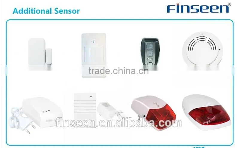 Residential Security System Cloud Based IP Alarm for ANdroid & IOS mobile APP on smart phone