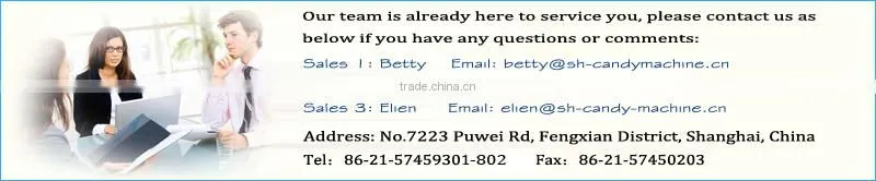 Chocolate coating line in Shanghai confectionery machinery