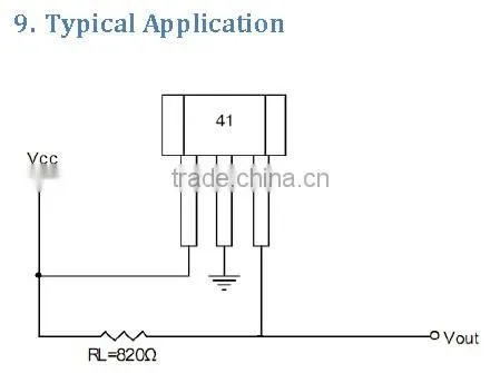 S41 Hall components directly Logic level drive brushless DC motor