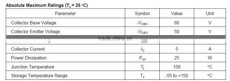 pnp silicon epitaxial planar st transistor