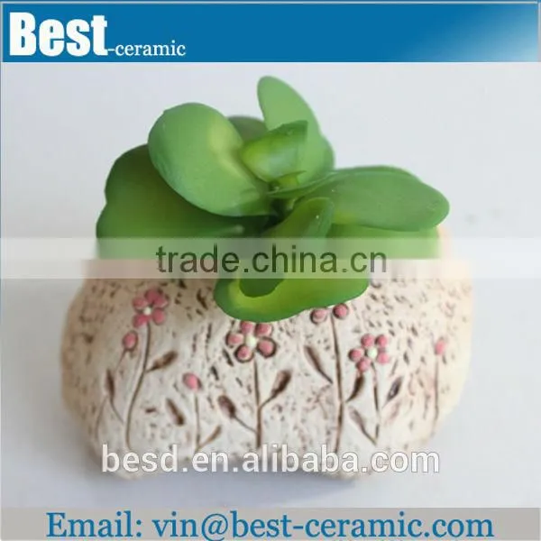 mini cheap ceramic flower pots and planter