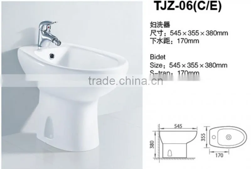 WC bathroom cold water white color easy women cheap bidet