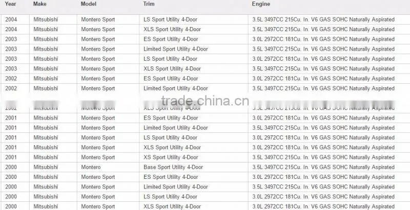 Crankshaft Position Sensor forMitsubishi Montero Sport 3.0L-V6 OEM#MD303649