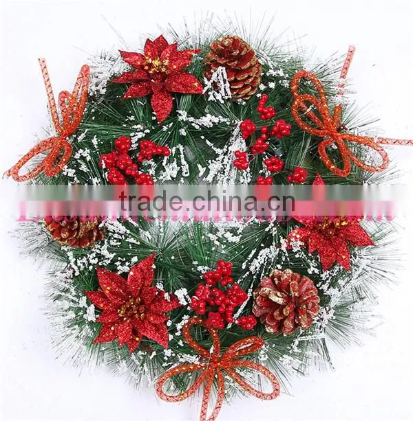 Christmas artificial cane decoration christmas wreaths cheap