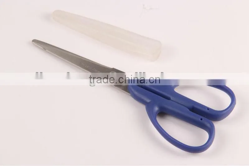 High quality stainless steel household scissors with cap