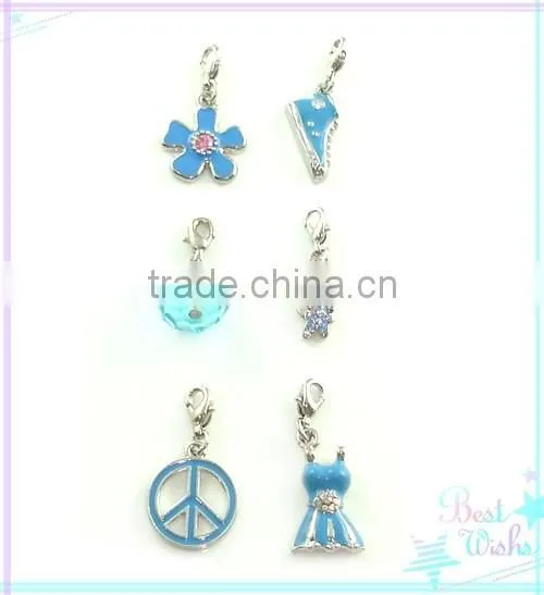 Metal Oil Charms With Lobster Clasp Charms
