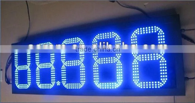 5" IP43 6 Digits Led Digital Clock Display, Hangrand high quality led clock display