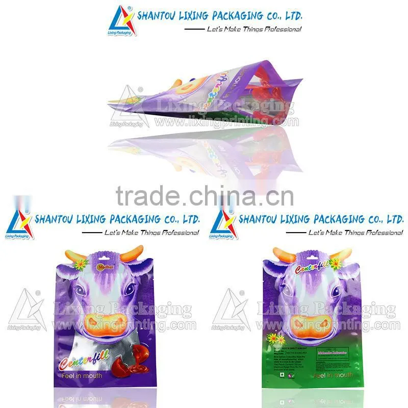 Cattle shaped packaging bag