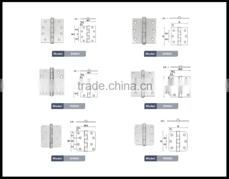 sus304 stainless steel flag door hinge