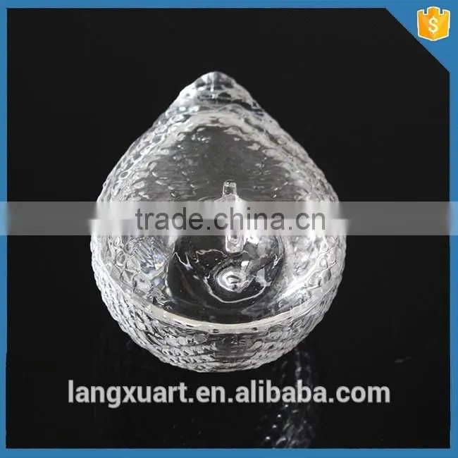 crystal bling hen glass sugar jar with lid