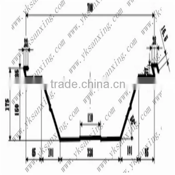 Hydraulic 1000-700 No Column Arch roof sheet Forming & Bending Machine